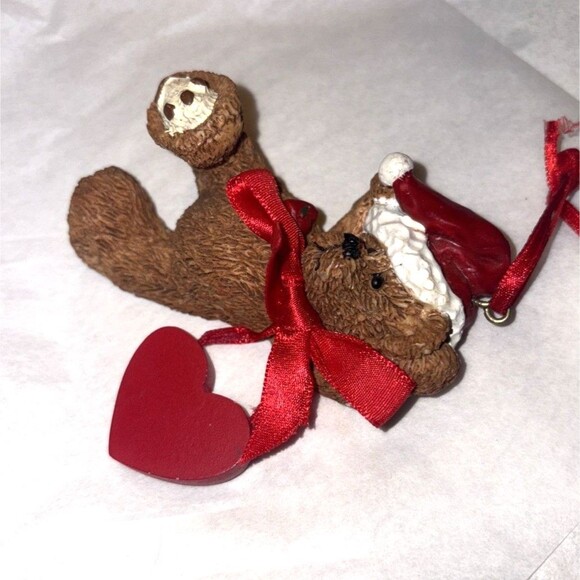 Kurt Adler Christmas caroling teddy bears  ornament. - Picture 4 of 7